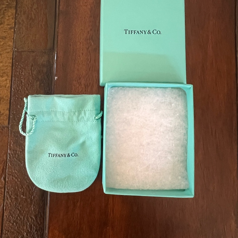 Tiffany & Co. Aqua Box and Pouch Set